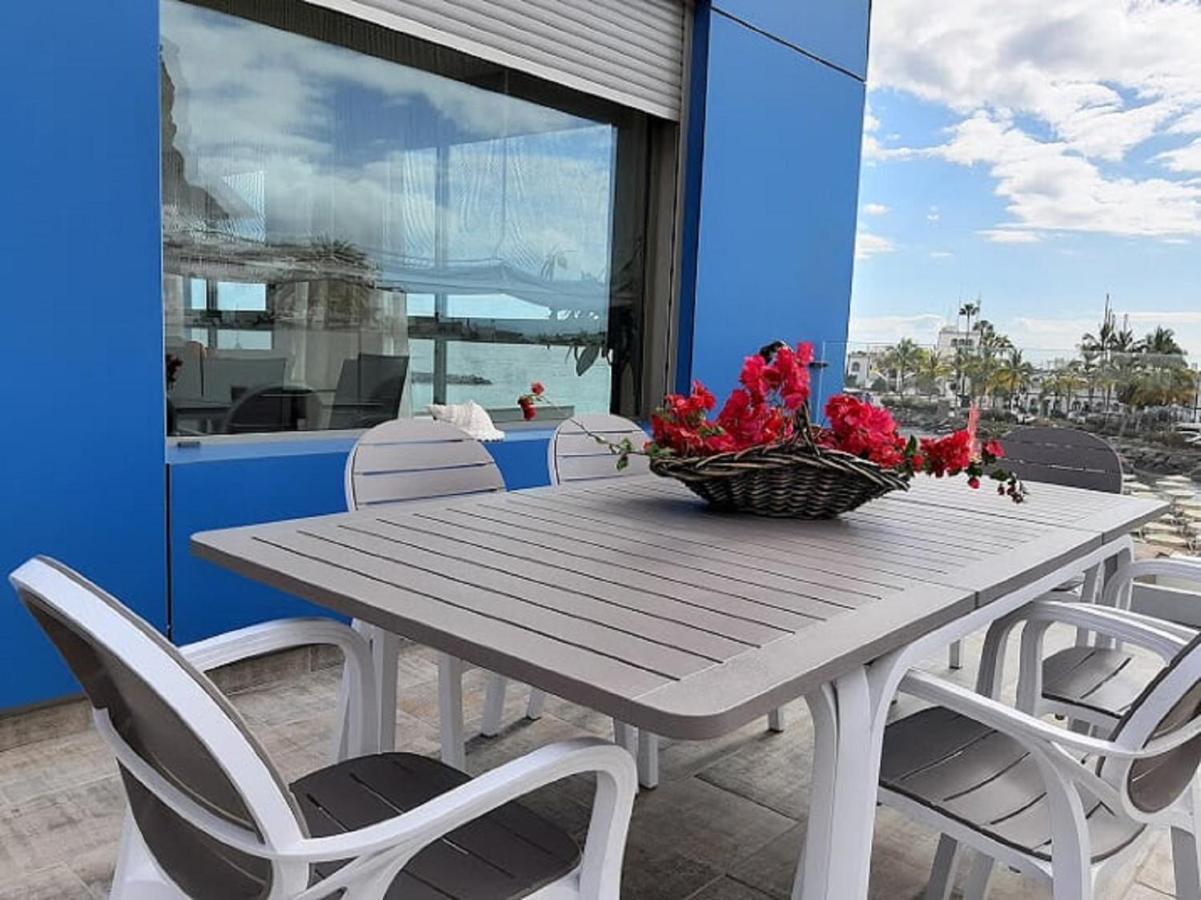 Beachfront Loft In Puerto De Mogan Bagian luar foto