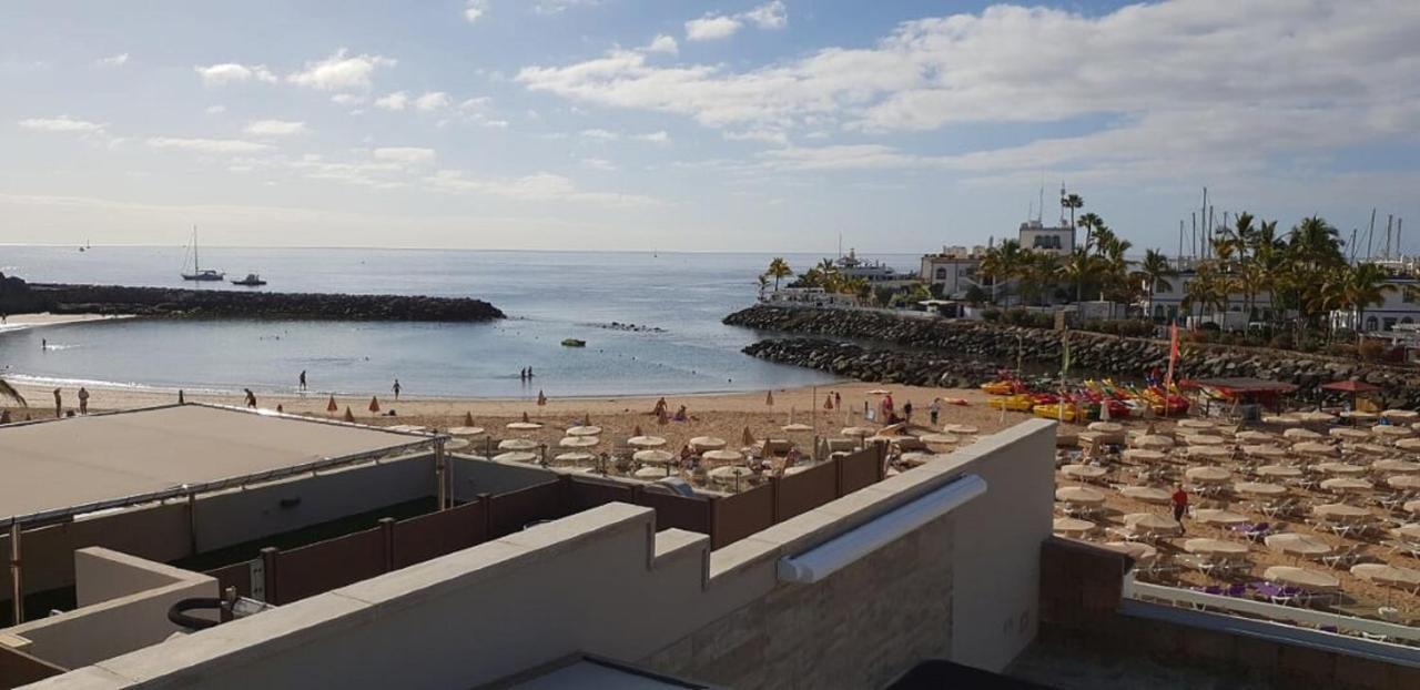 Beachfront Loft In Puerto De Mogan Bagian luar foto