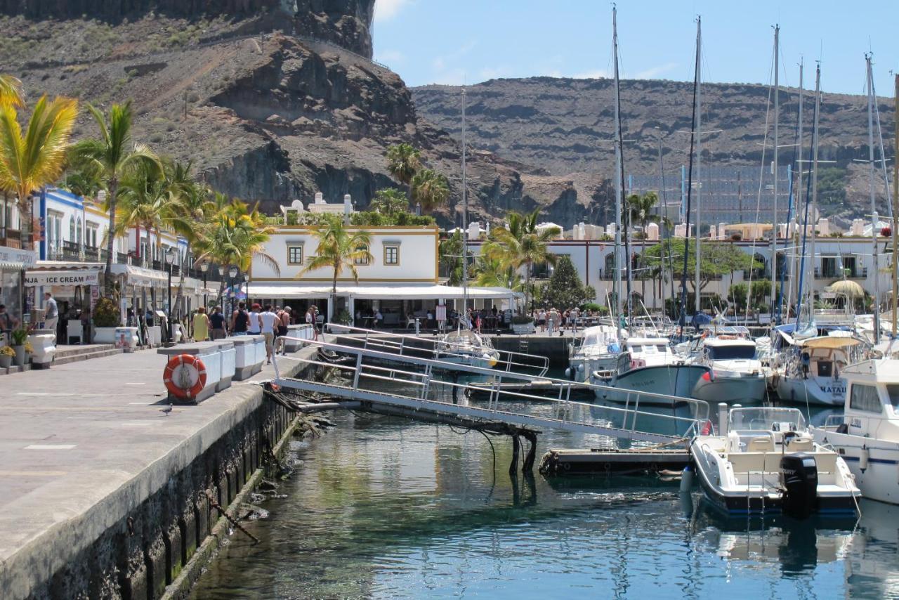 Beachfront Loft In Puerto De Mogan Bagian luar foto