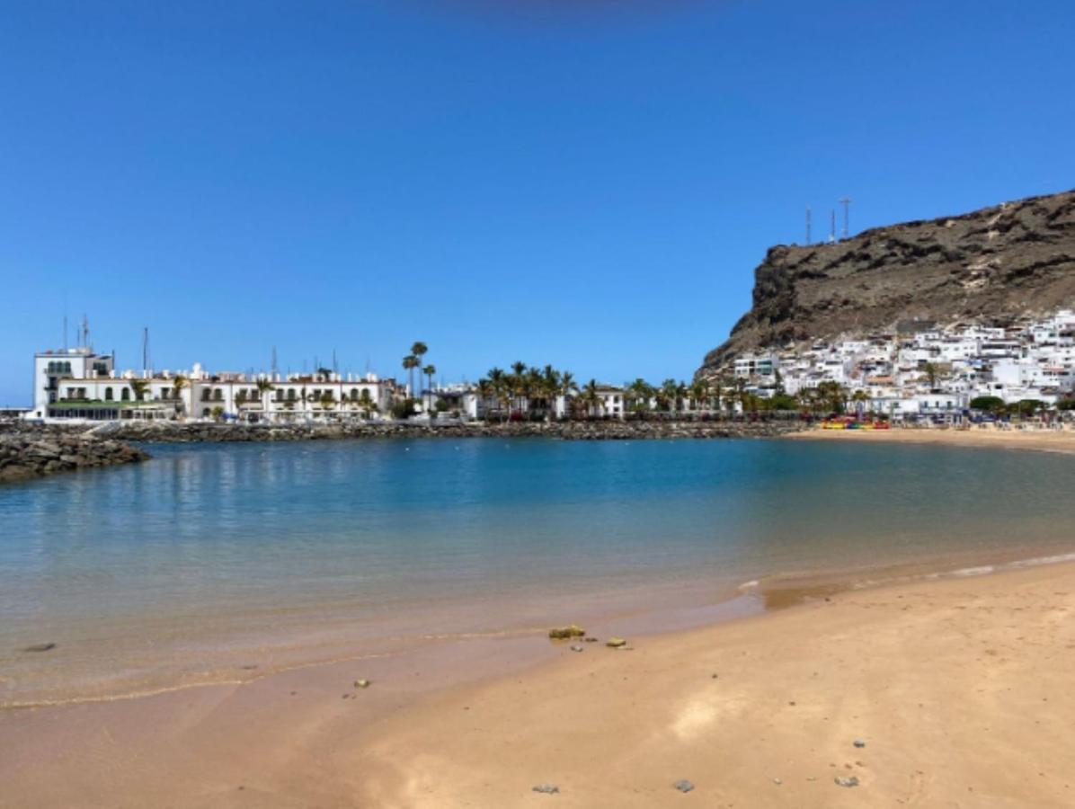 Beachfront Loft In Puerto De Mogan Bagian luar foto