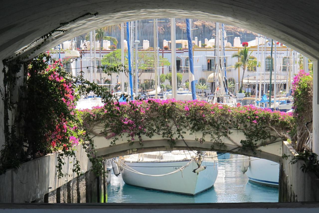 Beachfront Loft In Puerto De Mogan Bagian luar foto